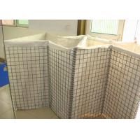 Quality Galfan Coated Welded Military Hesco Barriers Hesco Bastion With Sand For Defensive Wall for sale