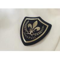 China Leather Material Elegant Custom Clothing Patches With Hook And Loop factory