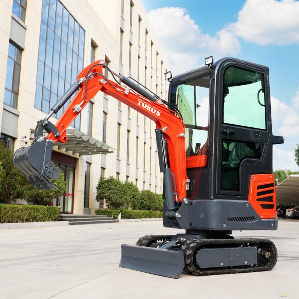 Quality 930mm Chassis Width Mini Hydraulic Excavator  1.2 Tonne Low Consumption for sale