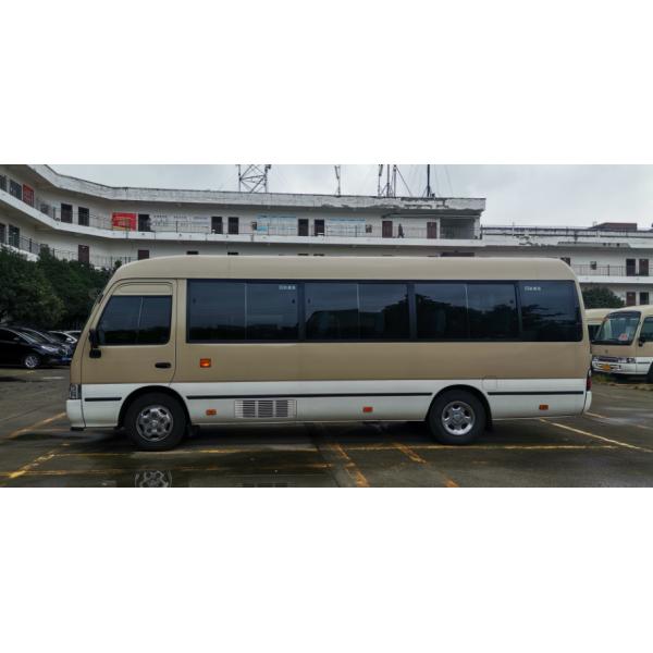 Quality Gasoline 23 Seater Coach Tour Bus Toyota Coaster 20 Seater for sale