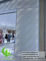 China Peforated cladding aluminium facade panel metal sheet powder coated for shop wall decoration factory