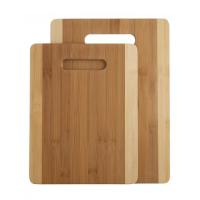 China Natural Kitchen 33x24x1.4cm Non Slip Bamboo Cutting Board With Handle factory