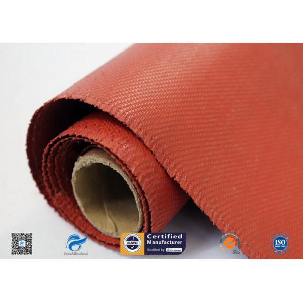 Quality Heat Resistance Fiberglass Fabric Roll / Silicone Coated Fiberglass Fire for sale