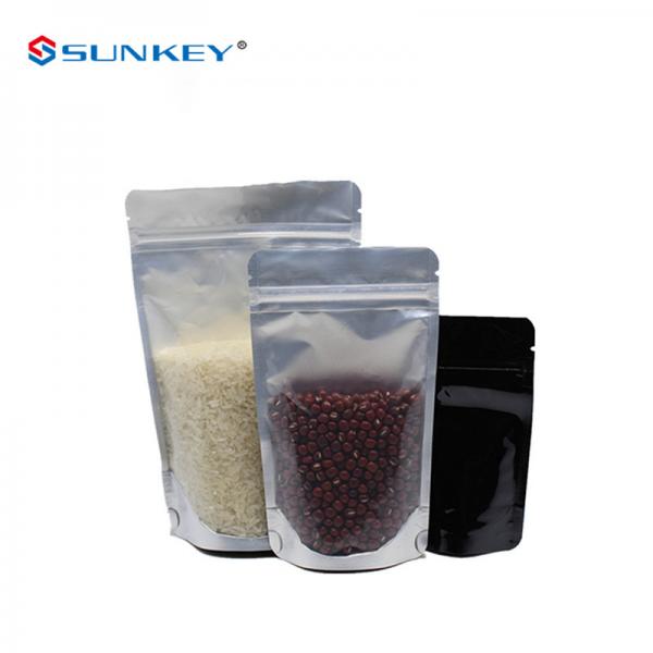 Quality Custom Size 3 Side Seal Ziplockk Packaging Bag Stand Up Pouch Food Packaging For for sale