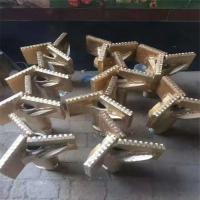 Quality Forging Type Drag Drill Bit Three Wings Alloy Steel / Carbide Material for sale