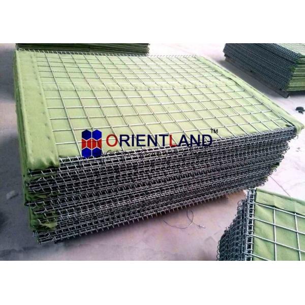 Quality Sand Wall Welded Mesh Defensive Barrier Container Units Customized Colors for sale