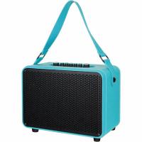 China Blue 6.5 Inch Portable Bluetooth Speaker For Outdoor Party With Microphones factory