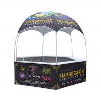 Quality Advertising Outdoor Event Tent White Powder Coated Dye Sublimation Oxford Kiosk for sale