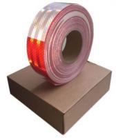 China Engineering Grade Prismatic Reflective Sheeting Tape,3m pavement marking tape road reflective pattern tape,3M Red&amp;White factory