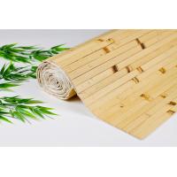China Natural Bamboo Wallpaper Hand Made Bamboo Paneling 17mm Woven Back For Home Decoration factory