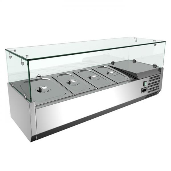Quality 201 SS 120W Table Top Fridge Freezer For Salad for sale