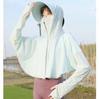 China Thin Sun Jacket With Hood 360 Degree Protection Long Sleeve Sun Protection Jacket factory