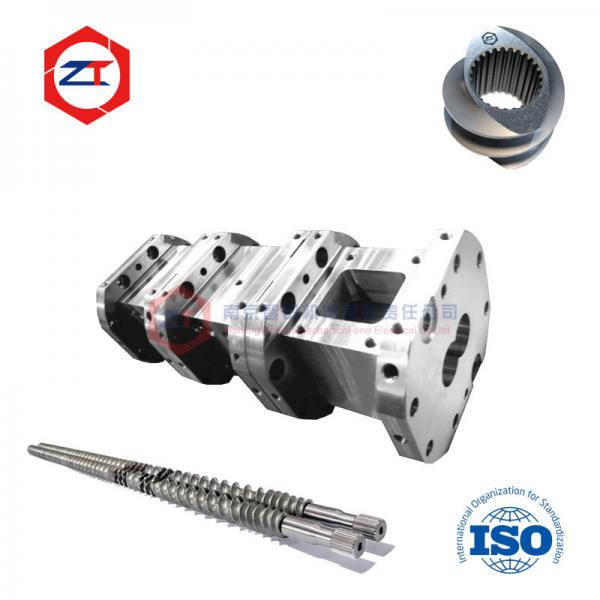 Quality Parallel Twin Screw Barrel 40mm Extruder Screws And Barrels With Surface Nitriding Treatment for sale