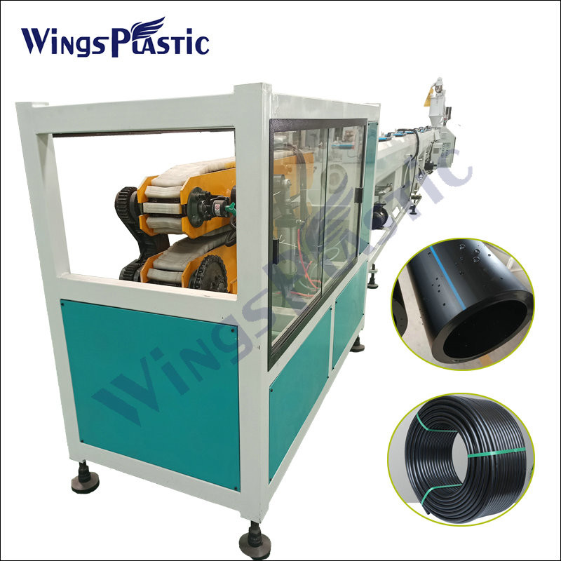 China PLC Control hdpe pipe making machine hdpe pipe extruder machine plastic water pipe making machine factory