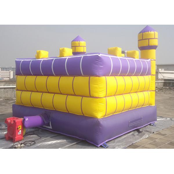 Quality Square Shape Inflatable Jumping Castle / PVC Tarpaulin Commercial Bouncy castle for sale