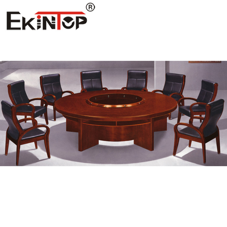 China Enterprise Round Conference Table Large Business Round Table Multi Person Conference Table factory