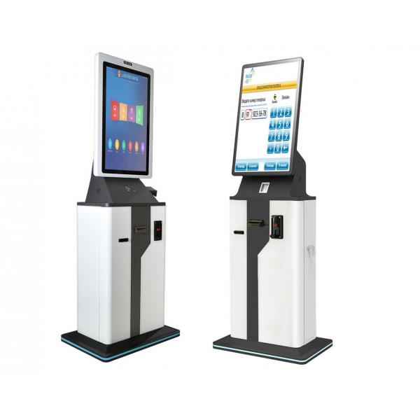 Quality 27 Inch Self Service Banking Kiosk QR Scanner Touch Screen Terminal for sale