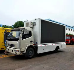 Quality Dongfeng Mobile Big Screen Truck 4800*2080mm , 4*2 Mobile Sound Stage Truck Waterproof for sale