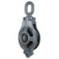 China 64 Ton Single / Double Wheel Wire Rope Pulley Block Q , L , N , Y Type for sale
