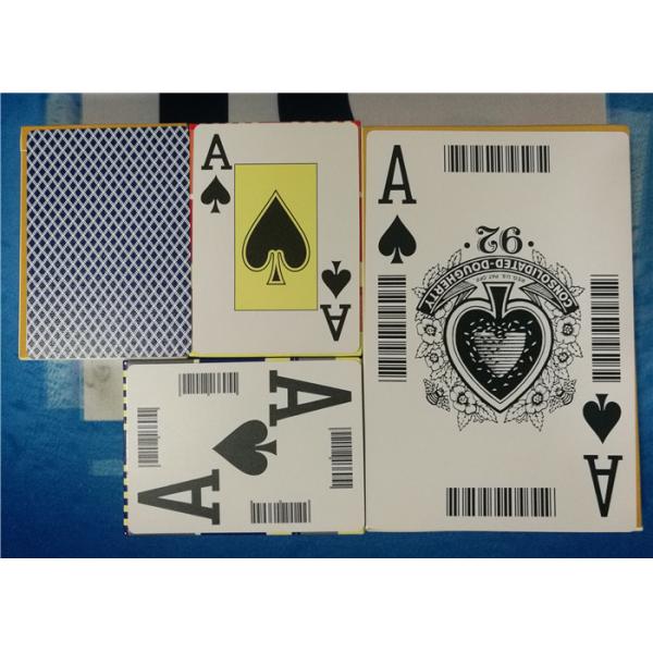 Quality Germany Black Core Casino Playing Cards Printed Personalised Deck of Playing for sale