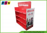 China Double Sided Corrugated Pallet Display Stands For Box Packed Games PA039 factory