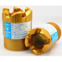 China Wearproof PDC Core Bit For Pebble , 75mm Diameter PDC Drill Bit for sale