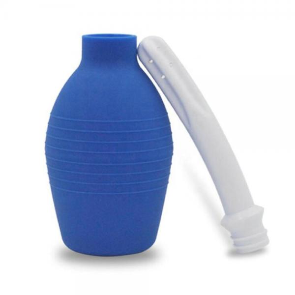 Quality Pear shaped enema cleaning and flushing adult manual extrusion enema device is safe and hygienic for sale
