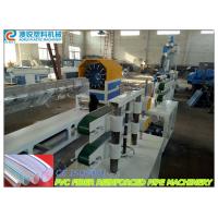 China Pvc Fiber Reinforced Soft Plastic Pipe Extrusion Machine , Pvc Gridding Pipe Production Line for sale