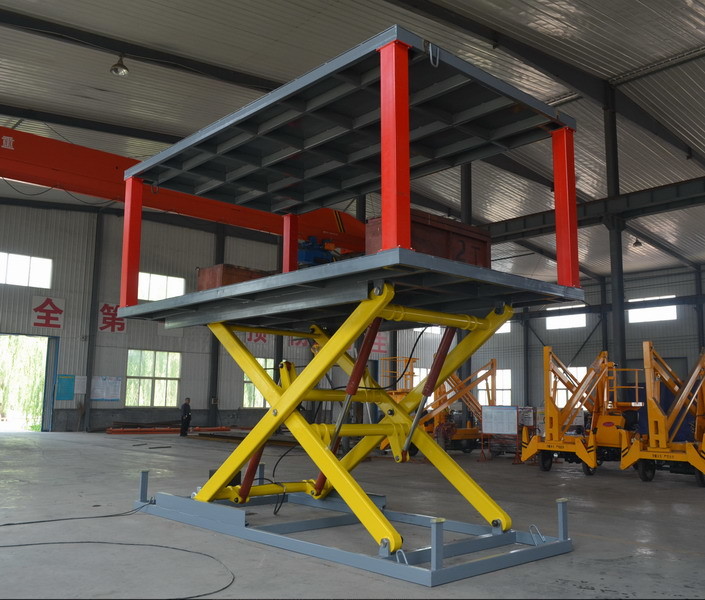 China 3.5m lift height car parking system for basement to first/second/third floor with CE factory