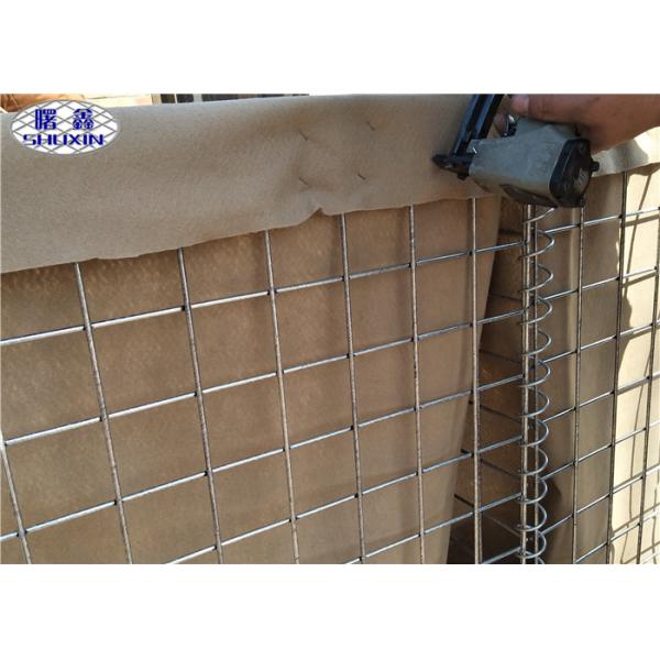 Quality HDP Galvanized Defensive Bastion Wall , Flood Control Bastion Barrier System In UAE for sale