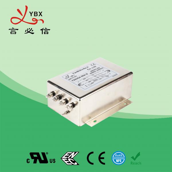 Quality 100A Three Phase Inverter EMI Filter / Power Inverter Noise Filter for sale