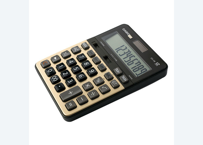 China For Authentic Casio DS-2B/2TS-GD Calculator for financial accounting with quick flip play mute bank wear resistance factory