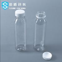 Quality 32mm PET Plastic Bottles 350ml For Beverage Milk Juice for sale