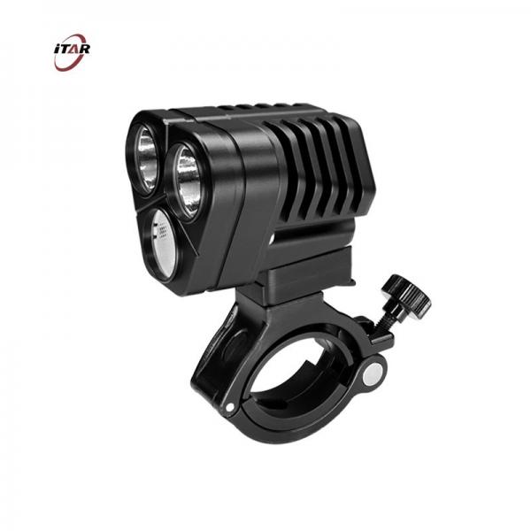 Quality Water Resistant 600 Lumens Bike Front Light Red / Blue / White Police for sale