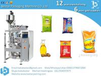 China Automatic MilkJuiceJelly TopCorner Spout Doypack Stand up Pouch Packing Machine factory