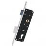 China Latch Turnable Type Mortise Lock Body Black Paninting With Cylinder Hole factory
