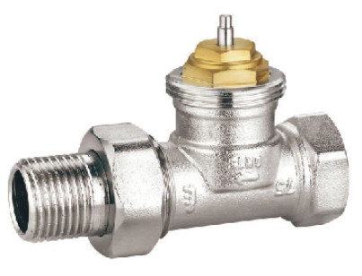 Quality EN215 Certified Straight Thermostatic Radiator Valve With G 3/4'' For Steel Pipe for sale