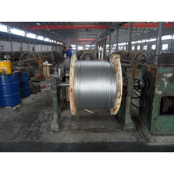 Quality 3 16 Inch EHS Galvanized Guy Wire With Low Relaxation , 25 Tons/20