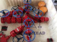 China 900 Series Wellhead Christmas Tree Dual Wing Xmas Tree With 5 1/2&quot; Casing Seal factory