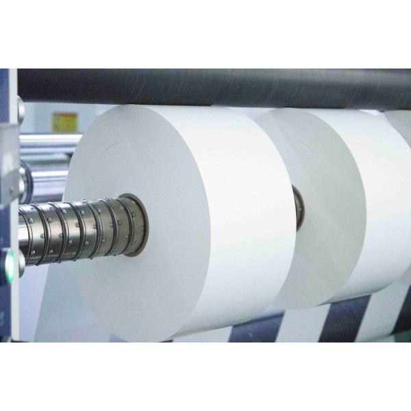 Quality Hot Melt Glue Type Coated Paper Roll Label 250u Surface Thickness for sale