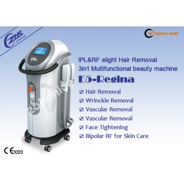 Quality IPL+ RF elight hair removal and skin rejuvenation beauty machine With Two for sale