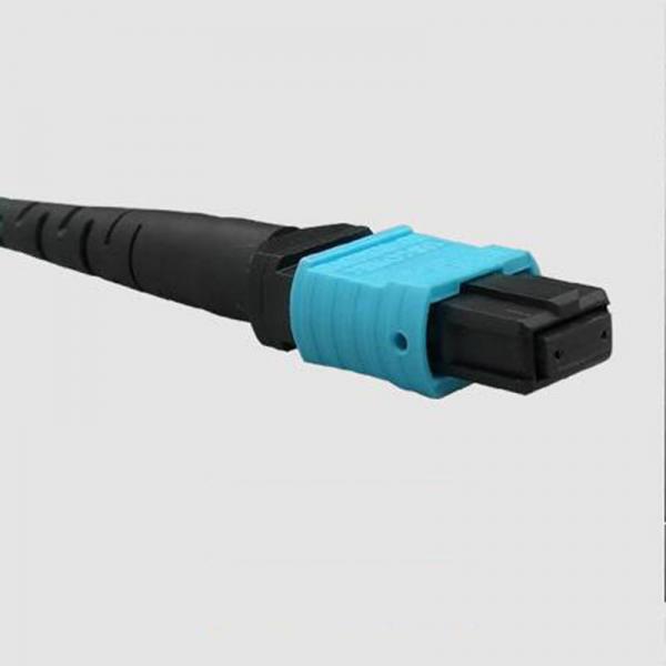 Quality mpo mtp patch cord MPO Products MPO to MPO OM3 72 cores aqua cable corning fiber for sale