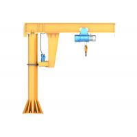 China Free Standing Jib Crane Concrete Foundation Electric Powered factory