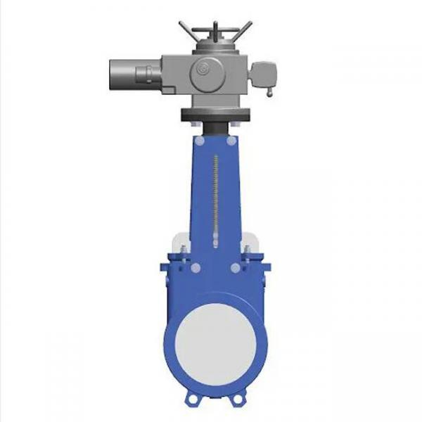 Quality Industrial Pneumatic Knife Gate Valve 4 Inch Operated Soft Seal for sale