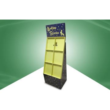 Quality Stable Free Standing Display Unit , Cardboard Floor Display Racks Recyclable for sale