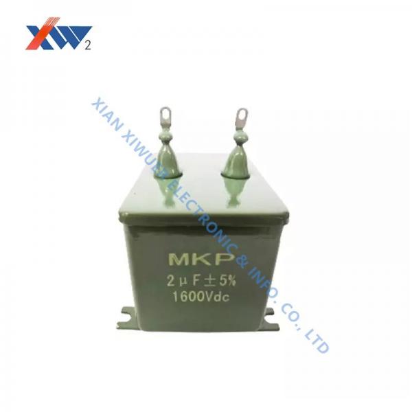 Quality MKP High Voltage Film Capacitor Sealed Structure , 1600VDC 2 Uf Capacitor for sale