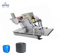 China 220 V Semi Automatic Oil Filling Machine Weighing Type For Paint Epoxy factory