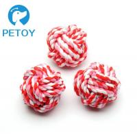 China Cotton Indestructible  Rope Ball Dog Toy Bright Color  ODM Services factory