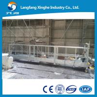 China Maintenance platform, facade cleaning machine, cleaning gondola , zlp630 counter weight suspended system factory