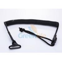 Quality OEM Expanding PU Coated Tactical Pistol Lanyard String Loop Spring Sling for sale